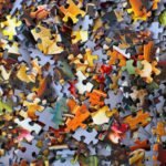 stack of jigsaw puzzle pieces